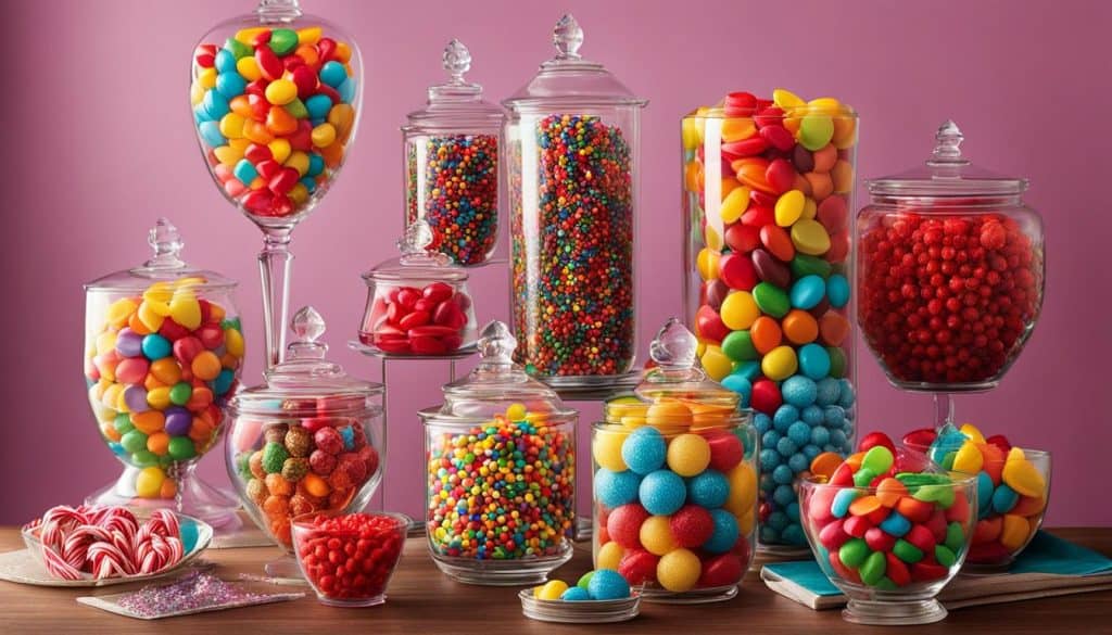 Themed candy displays