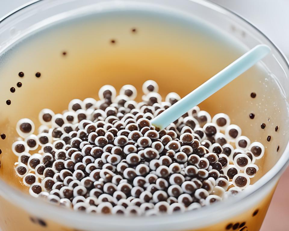 Chewy Bubble Tea with Tapioca Pearls