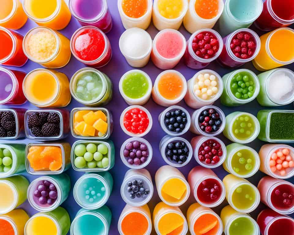 custom bubble tea options