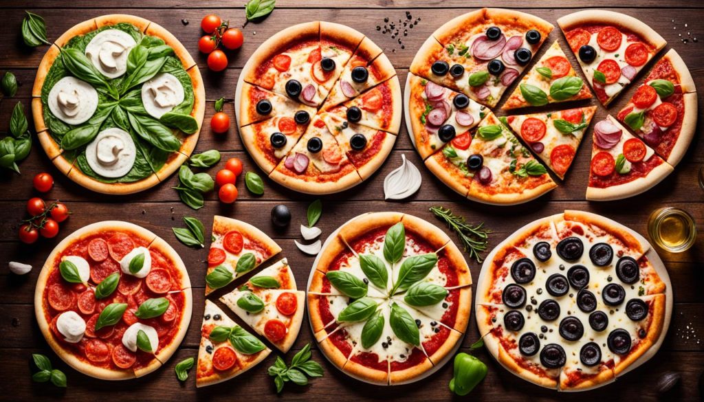 Diverse Types of Pizza