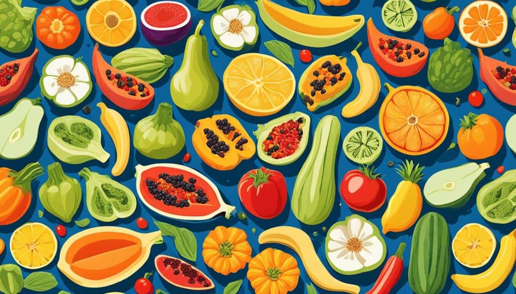 Spanish fruits and vegetables vocabulary