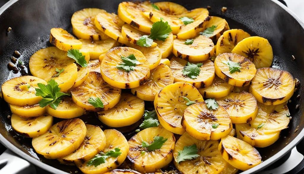 frying patacones