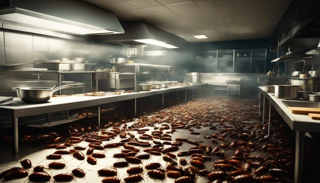 Cockroach Infestation Evidence