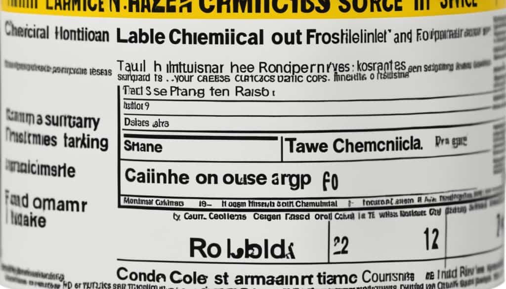 Chemical Labeling in Food Service