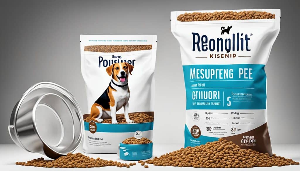 Measuring Dry Dog Food